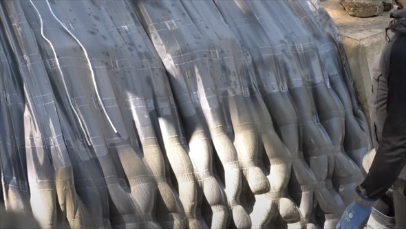 災害を防ぐ流路を作る動画