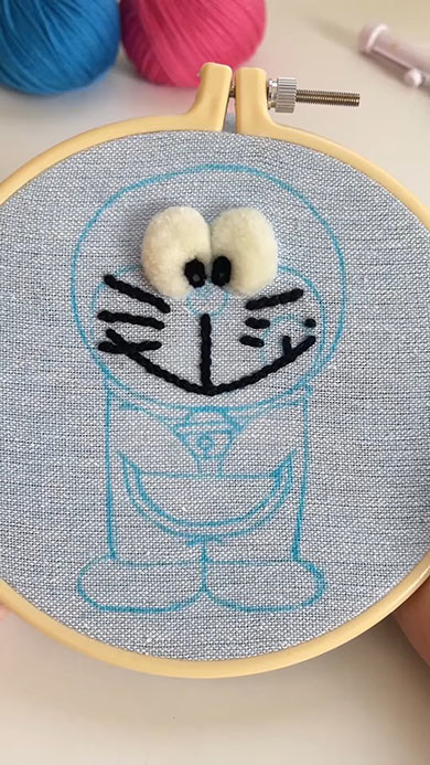 パンチニードルのドラえもん