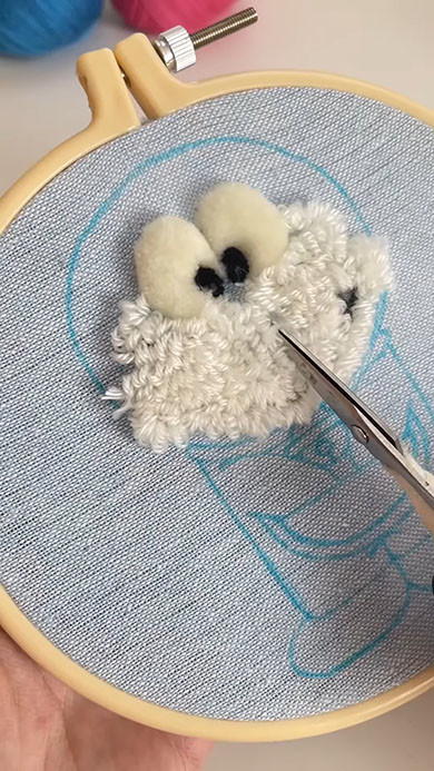 パンチニードルのドラえもん