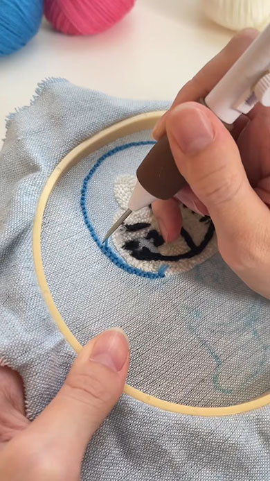 パンチニードルのドラえもん