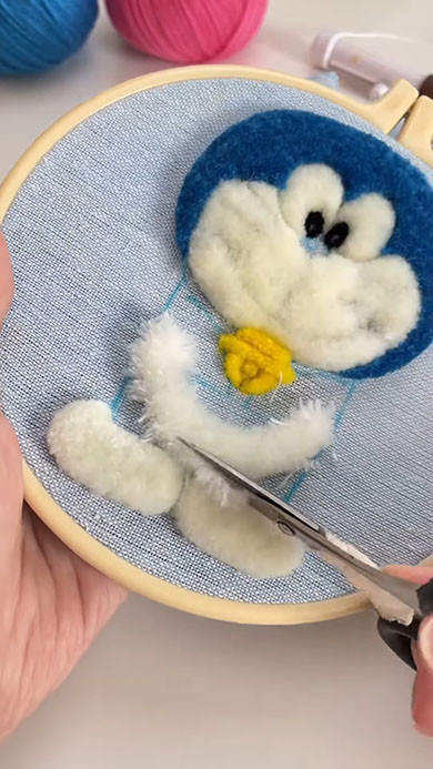 パンチニードルのドラえもん