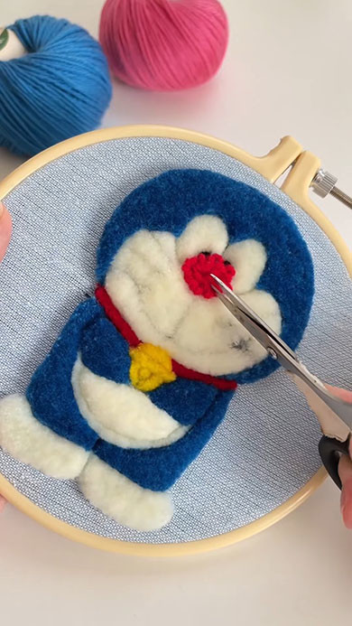 パンチニードルのドラえもん