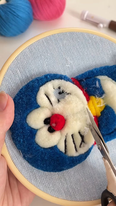 パンチニードルのドラえもん