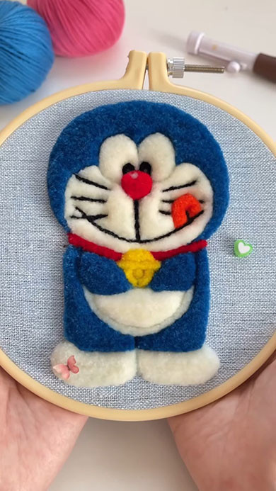 パンチニードルのドラえもん