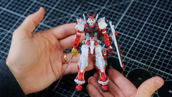「機動戦士ガンダムSEED ASTRAY」アストレイレッドフレームのガンプラ