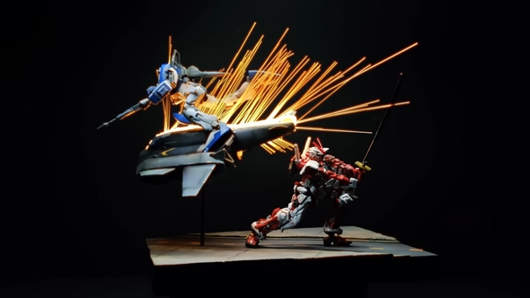 「機動戦士ガンダムSEED ASTRAY」アストレイレッドフレームのガンプラ