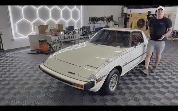 洗車 マツダ RX-7