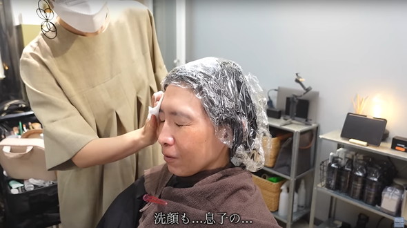 25年ぶりの美容室ビフォアフ