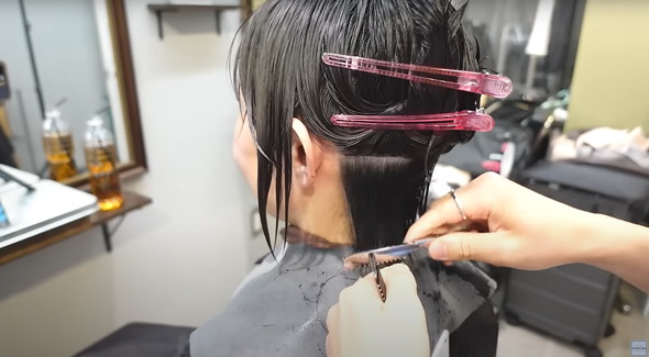 25年ぶりの美容室ビフォアフ