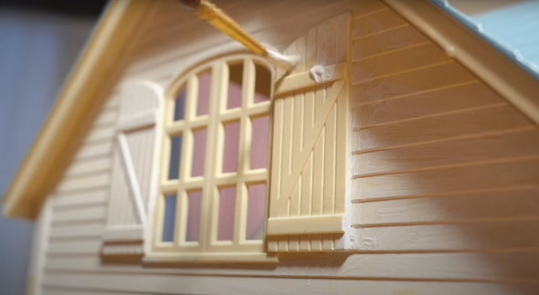 シルバニアの家をリペイント