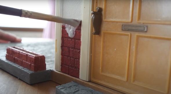 シルバニアの家をリペイント