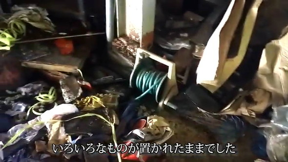 ガレージを片付ける