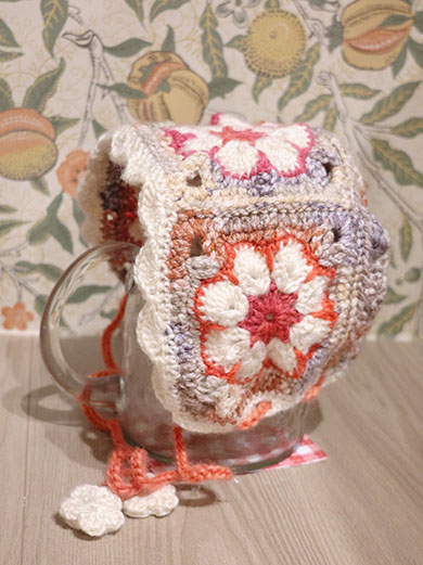 手編みのボンネット