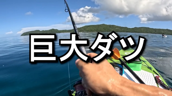 SUP サップ 釣り 奄美大島 沈没 危機 死闘 ダツ