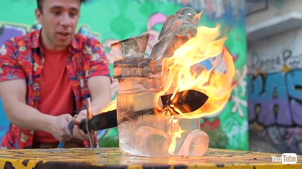 溶けるように斬れる弾道ゼラチン