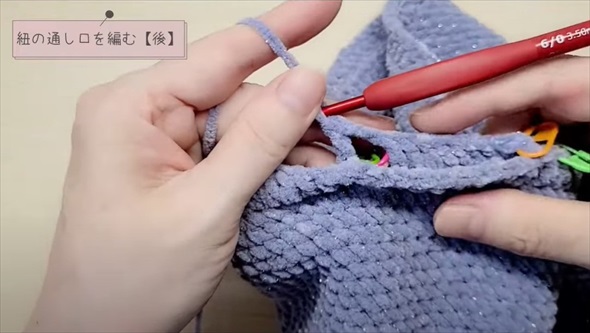 全て100均でそろって編めるアイテム