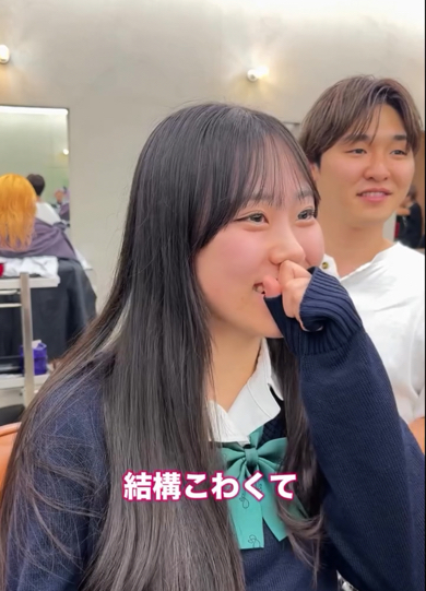 不安と期待がいりまじります