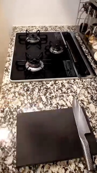 セットされた調理道具