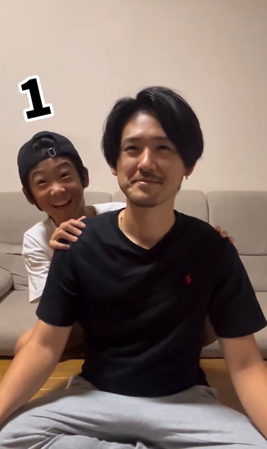 パパにそっくりな5人兄弟