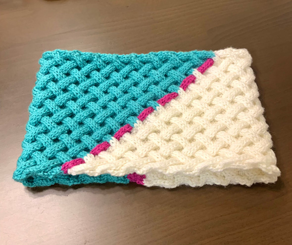 新幹線 E5系 はやぶさ 大好き 息子 編み物 手編み 3点セット ニット帽 手袋 マフラー