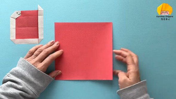 へびのミニフレーム折り紙作品の作り方