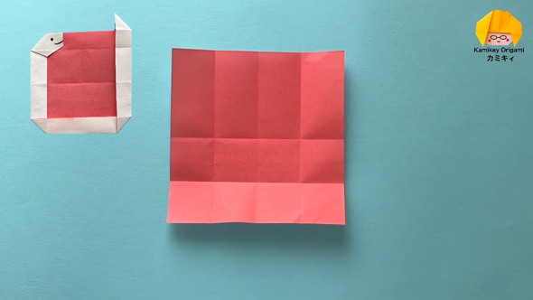 へびのミニフレーム折り紙作品の作り方