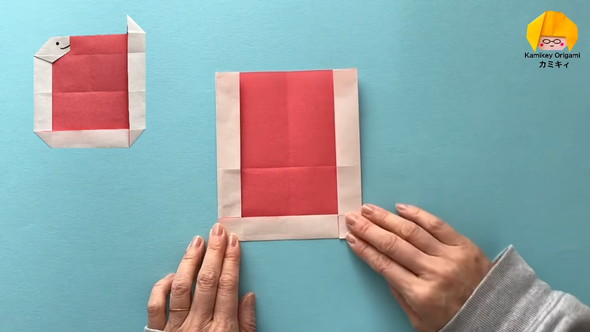 へびのミニフレーム折り紙作品の作り方