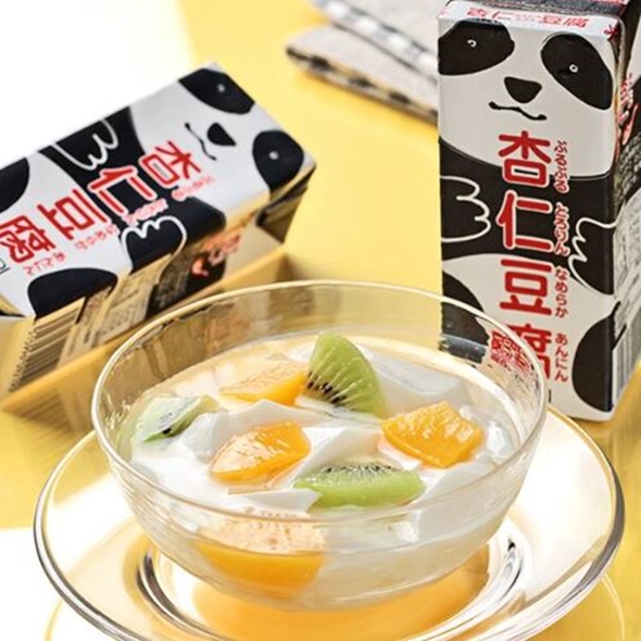 カルディのパンダ杏仁豆腐のルビが水樹奈々ばりに良い