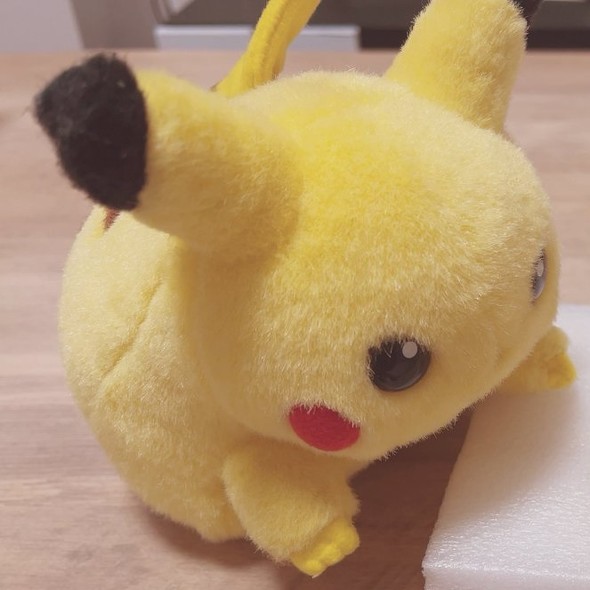 初期ピカチュウ ハンドメイド（こねずみカラー） - メルカリ