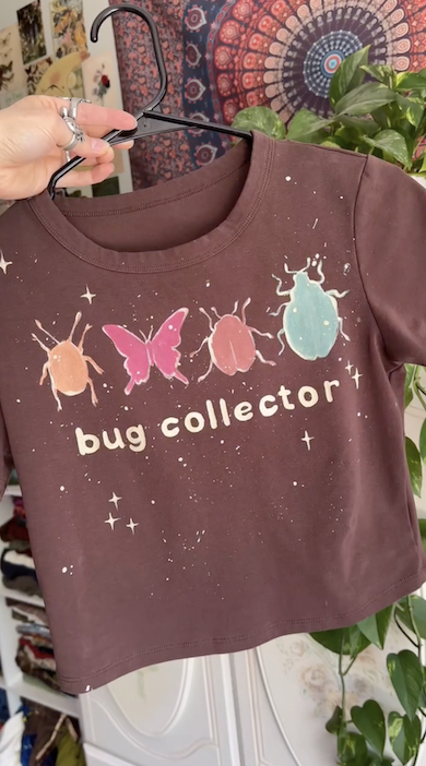 完成したTシャツ