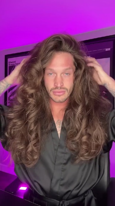 風船ヘアアレンジ