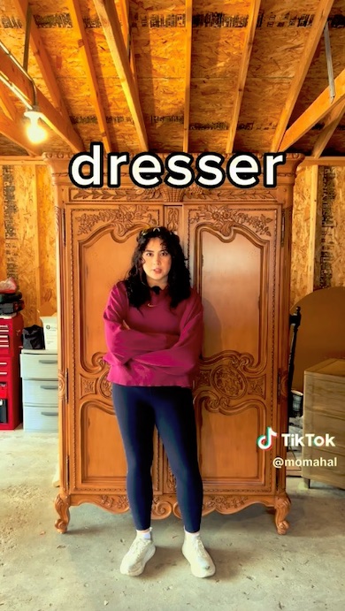 クラシックなクローゼット