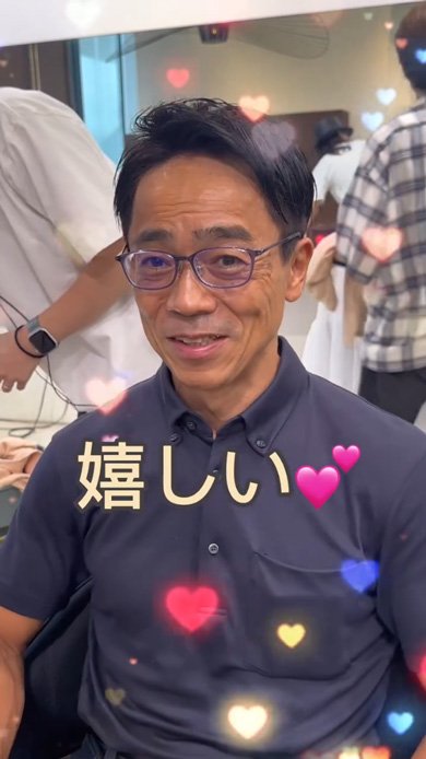 美容師 理容師 ベストボディージャパン 50代 男性 イメチェン メンズカット イケオジ