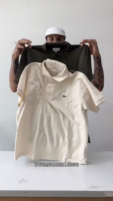 ラコステのポロシャツ