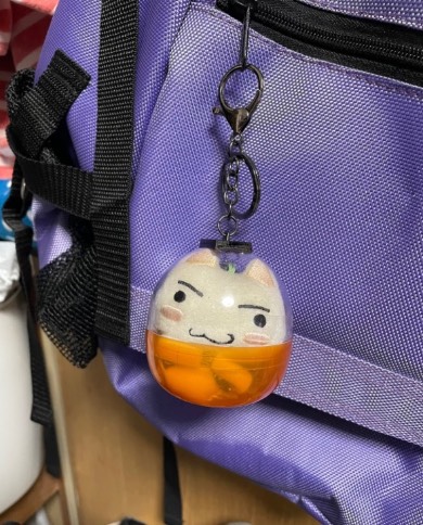 カプセルキーホルダー