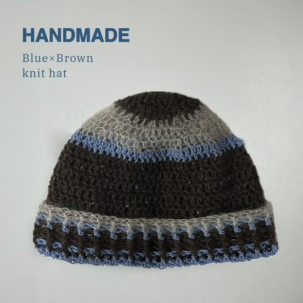 ダイソーの毛糸でニット帽を編む