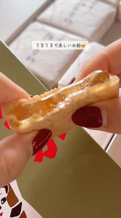 話題のスイーツ・飴もなかをシーリングスタンプで再現