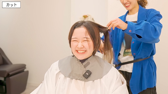 くせ毛を生かしたベリーショート