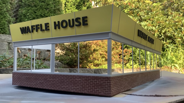 店舗の外観がほぼ完成