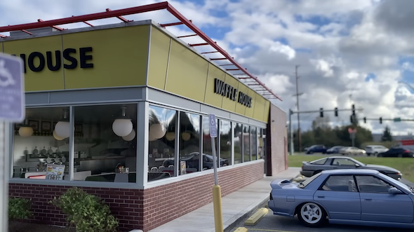 ワッフルハウス完成