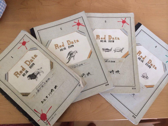 14歳の自由研究ノート絶滅危惧種176種