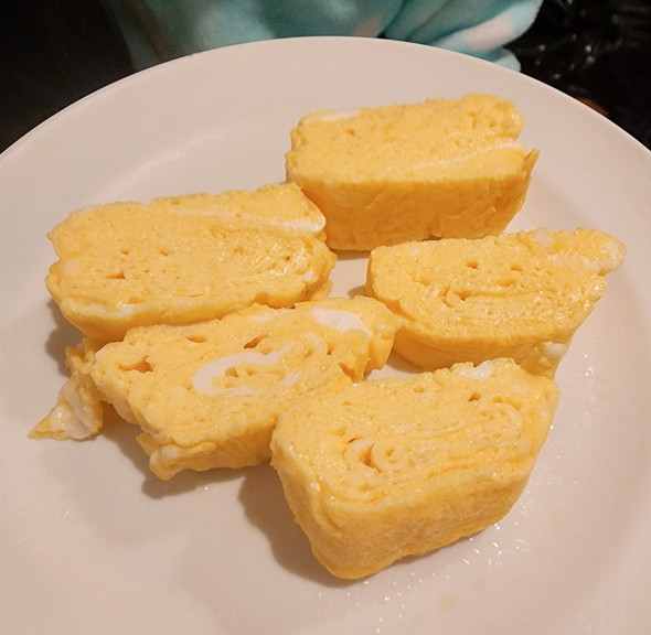 小学5年生の女の子が作った卵焼き