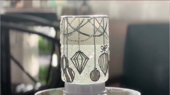 100均アイテムでクリスマスインテリア作り