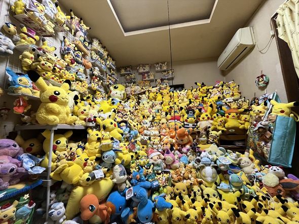 ピカチュウだらけのお部屋