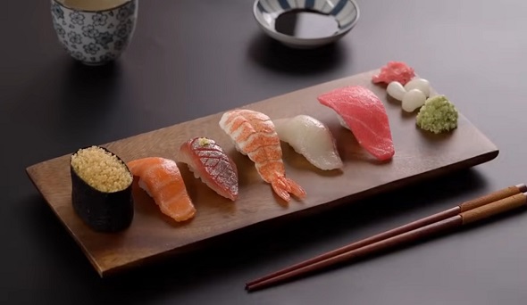 3Dペンと粘土でお寿司作ってみた01