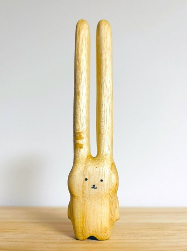 木彫り うさぎ ハンドメイド