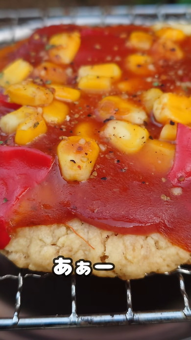 「ピザポテト」を使ったピザ