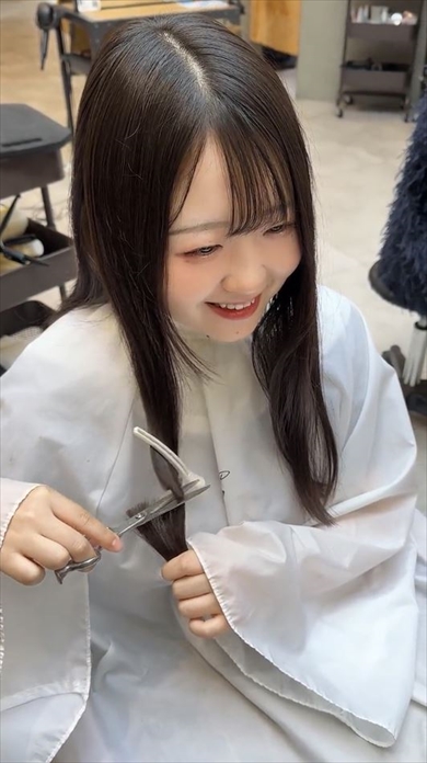 7年ぶりのボブがめちゃくちゃ似合ってる女性