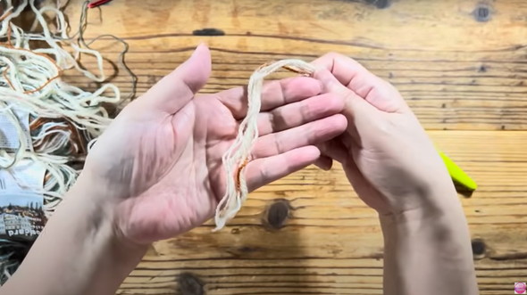 ポコポコ編みの可愛いバッグ