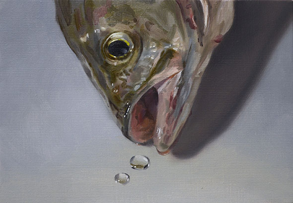 魚の油絵・完成